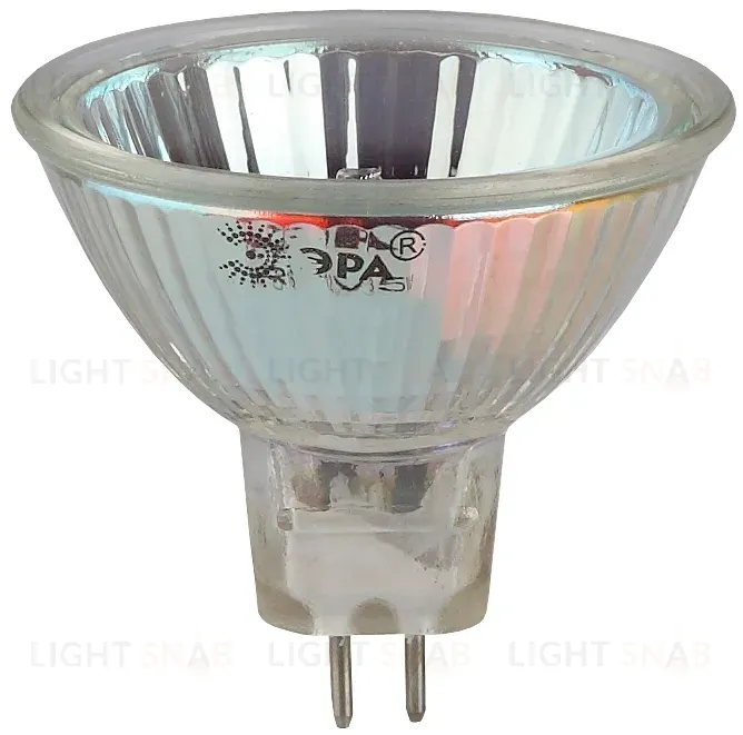 Лампа галогенная Эра GU5.3 50W 3000K GU5.3-JCDR (MR16) -50W-230V-CL C0027365 C0027365