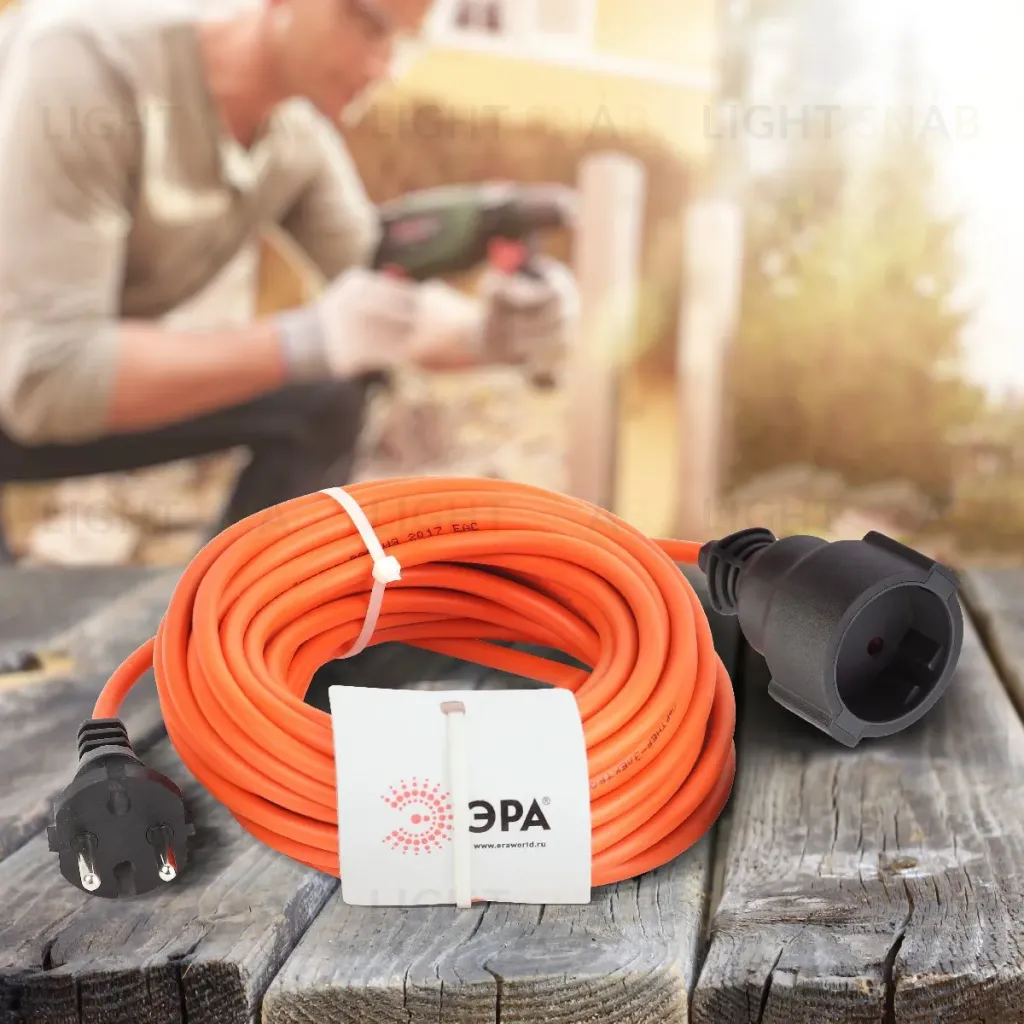 Удлинитель силовой Эра UPx-1-2x0.75-10m Б0043036 Б0043036