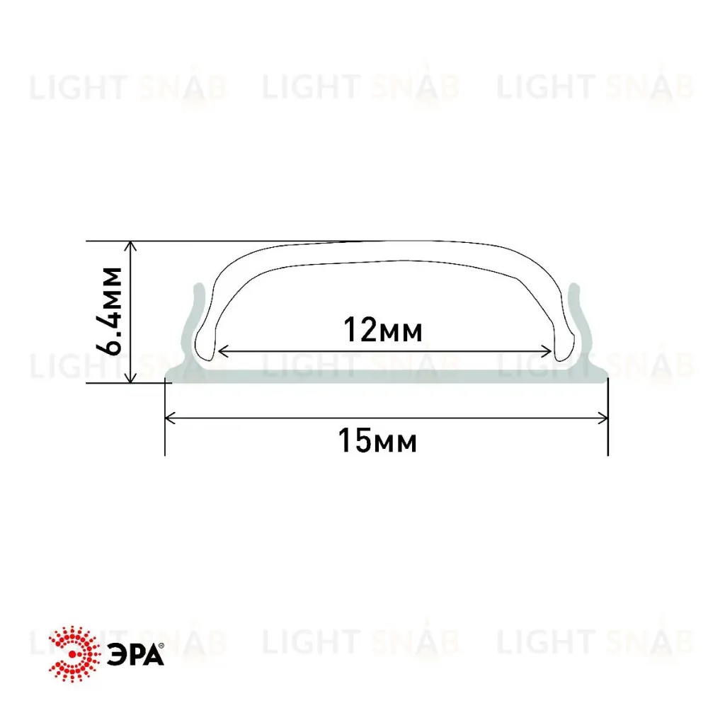 Комплект с гибким накладным анодированным профилем Эра 1506G Б0041245 Б0041245