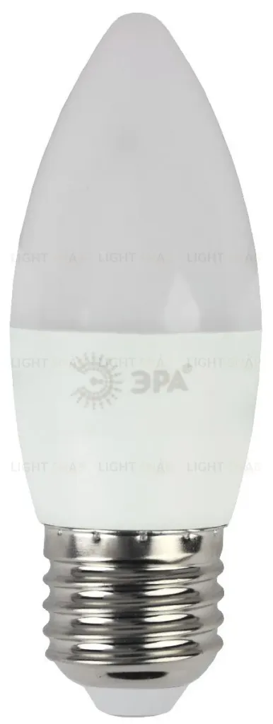 Лампа светодиодная Эра E27 6W 2700K ECO LED B35-6W-827-E27 Б0020620 Б0020620
