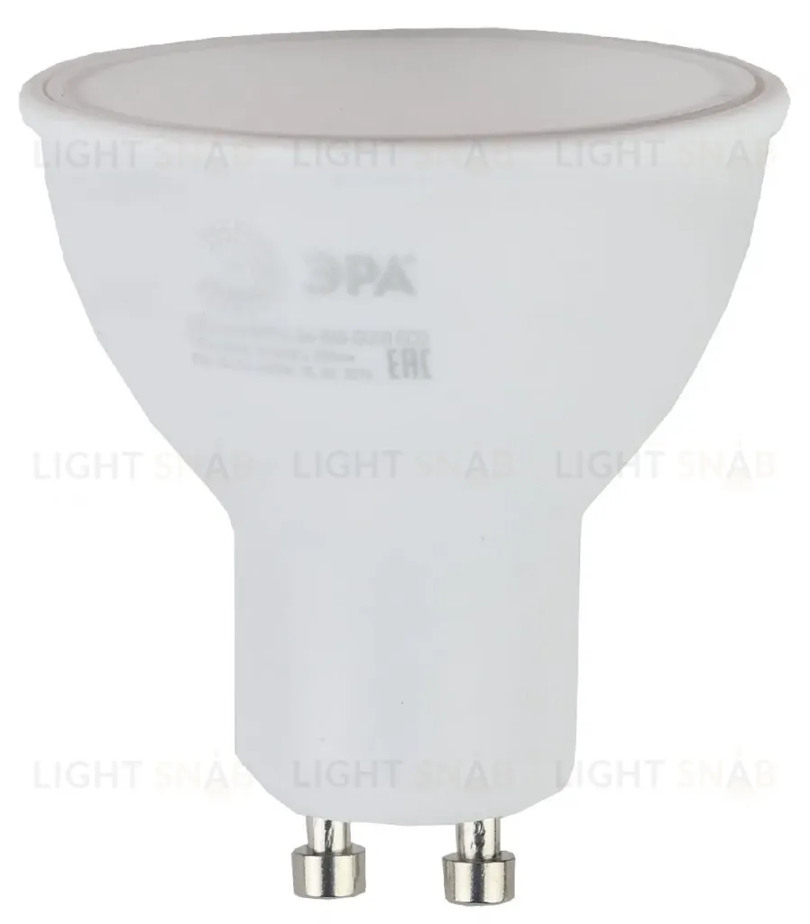 Лампа светодиодная Эра GU10 5W 4000K LED MR16-5W-840-GU10 R Б0050689 Б0050689