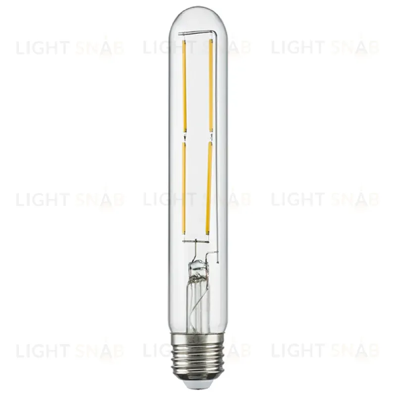 Лампа светодиодная филаментная Lightstar LED Filament E27 6W 4000K трубчатая прозрачная 933904 933904