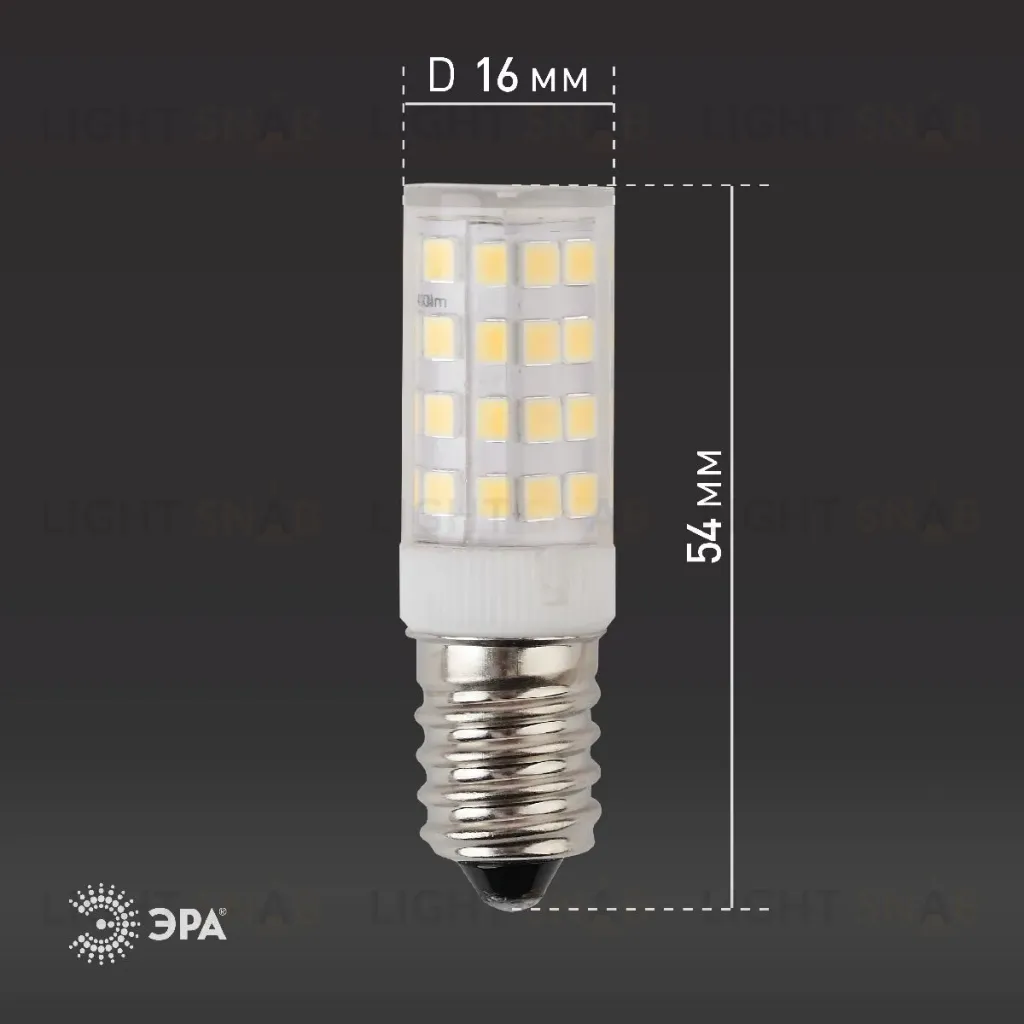 Лампа светодиодная Эра E14 3,5W 2700K LED T25-3,5W-CORN-827-E14 Б0028744 Б0028744