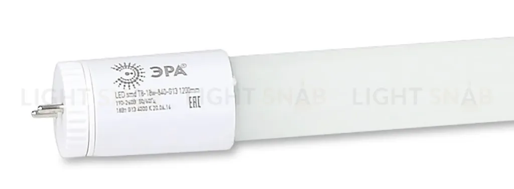 Лампа светодиодная Эра G13 10W 6500K LED T8-10W-865-G13-600mm Б0033000 Б0033000