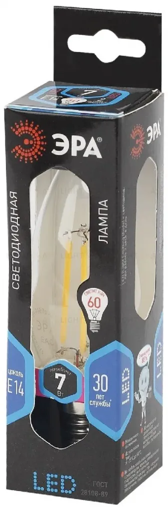 Лампа светодиодная Эра E14 7W 4000K F-LED B35-7W-840-E14 Б0027943 Б0027943