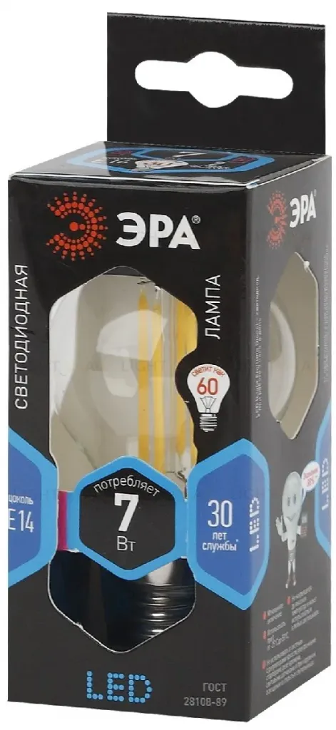 Лампа светодиодная Эра E14 7W 4000K F-LED P45-7W-840-E14 Б0027947 Б0027947