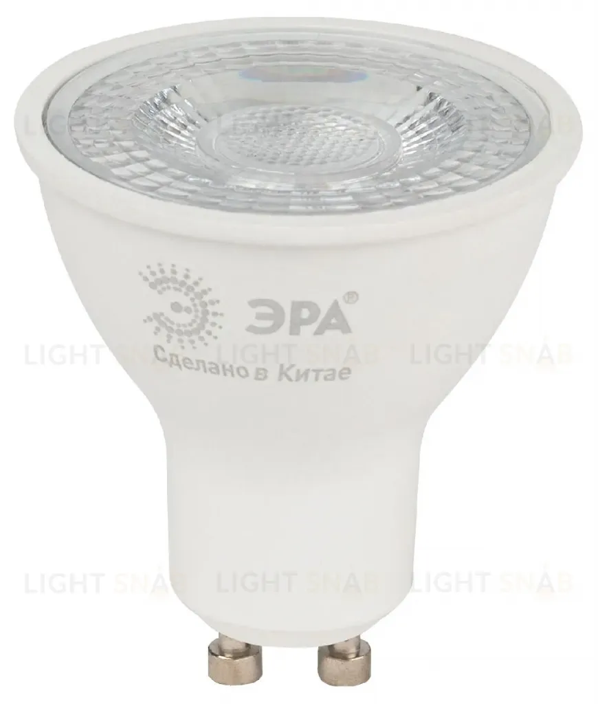 Лампа светодиодная Эра GU10 8W 6000K LED Lense MR16-8W-860-GU10 Б0054943 Б0054943