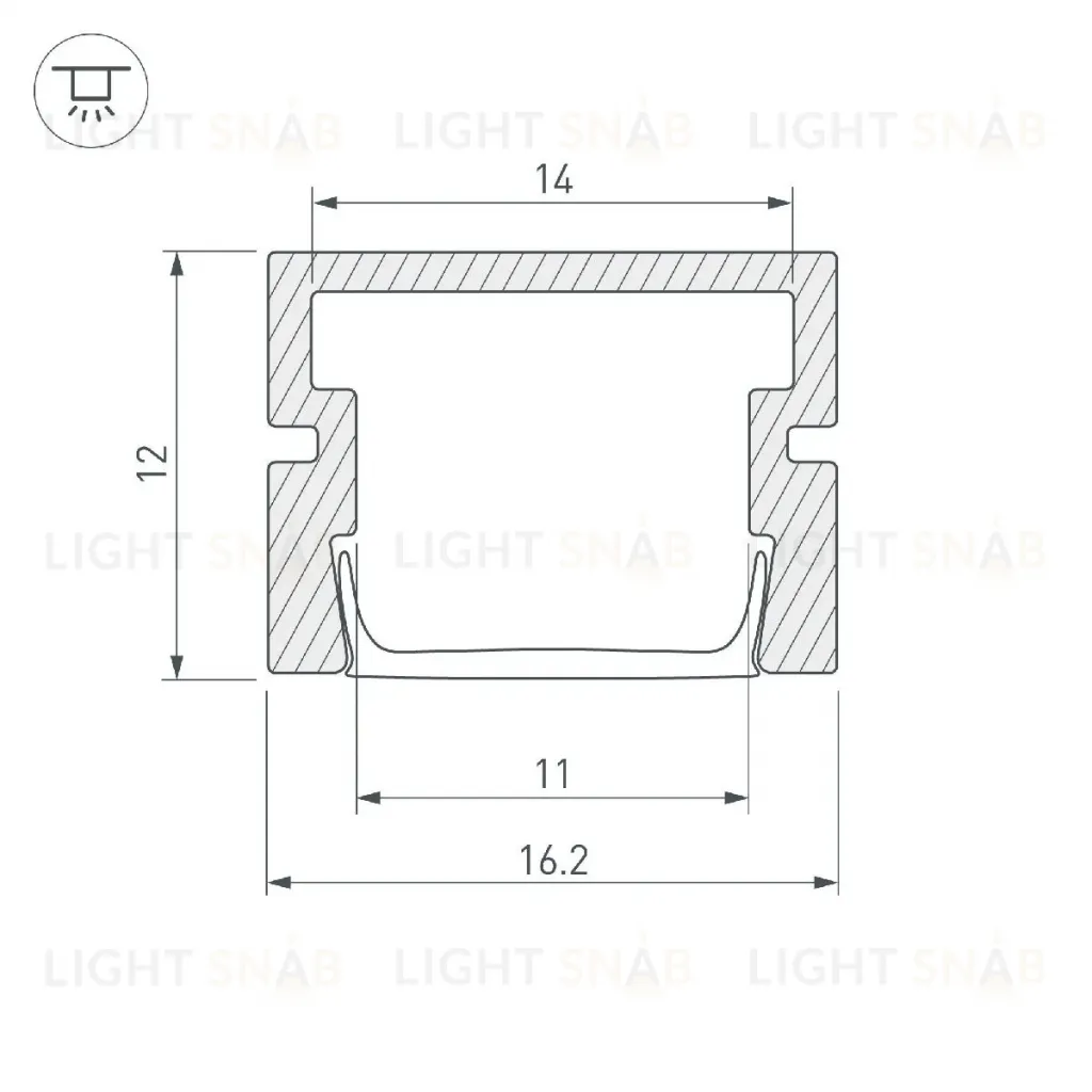 Профиль Arlight PDS-SM-2000 044334 044334