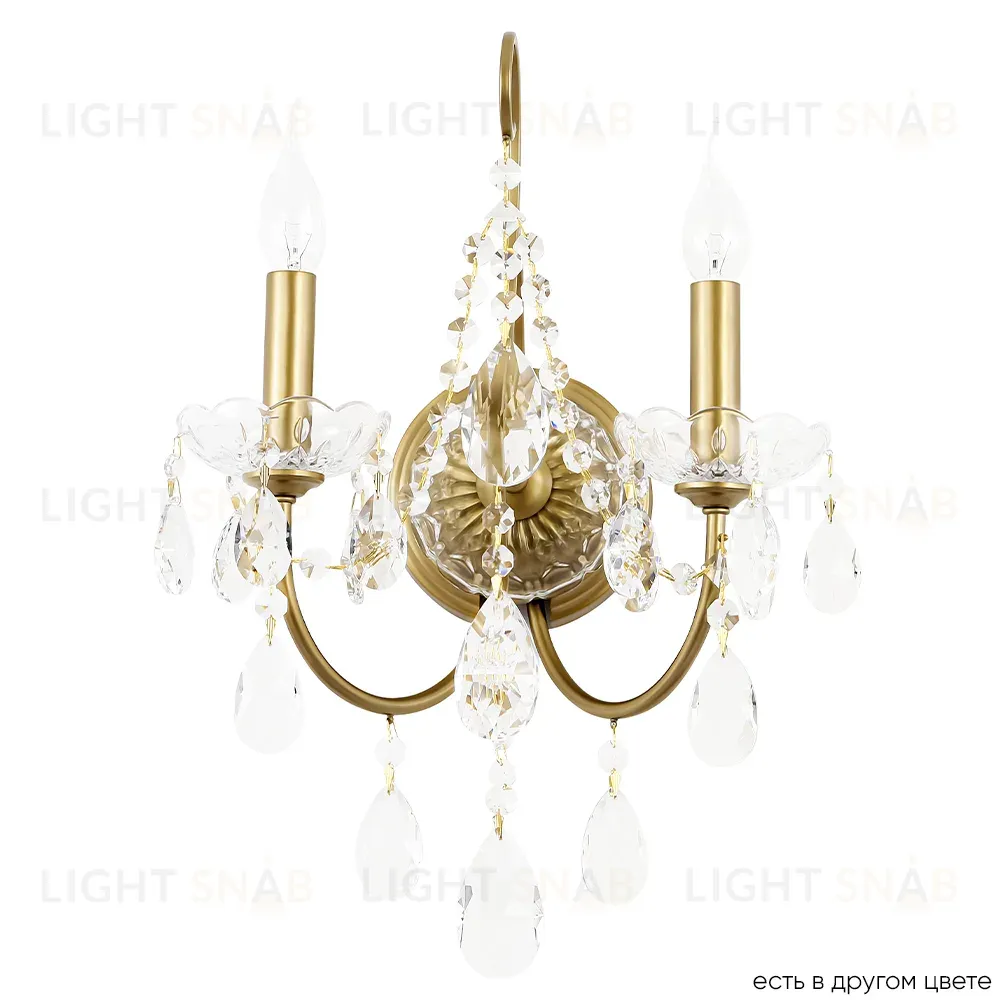 Бра Crystal Lux ODELIS AP2 GOLD ODELIS AP2 GOLD