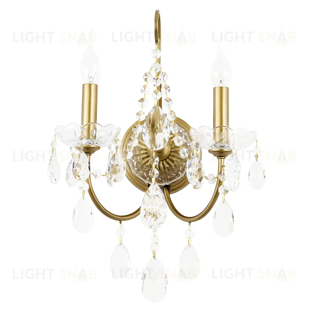 Бра Crystal Lux ODELIS AP2 GOLD ODELIS AP2 GOLD