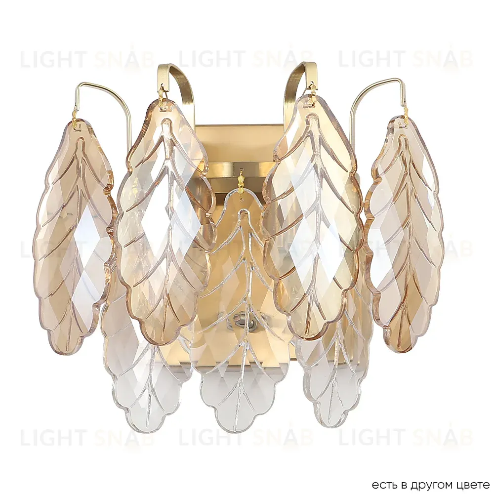 Настенный светильник Crystal Lux TREVI AP2 BRASS TREVI AP2 BRASS
