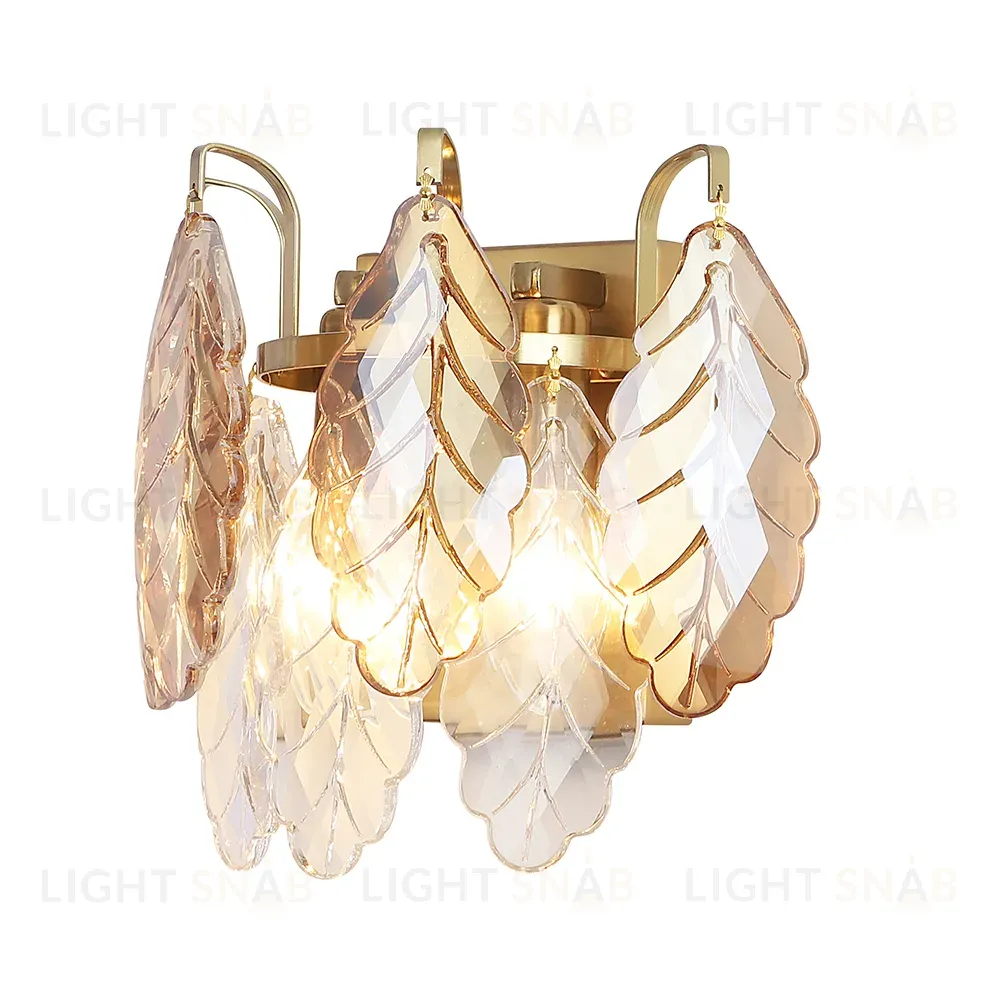 Настенный светильник Crystal Lux TREVI AP2 BRASS TREVI AP2 BRASS