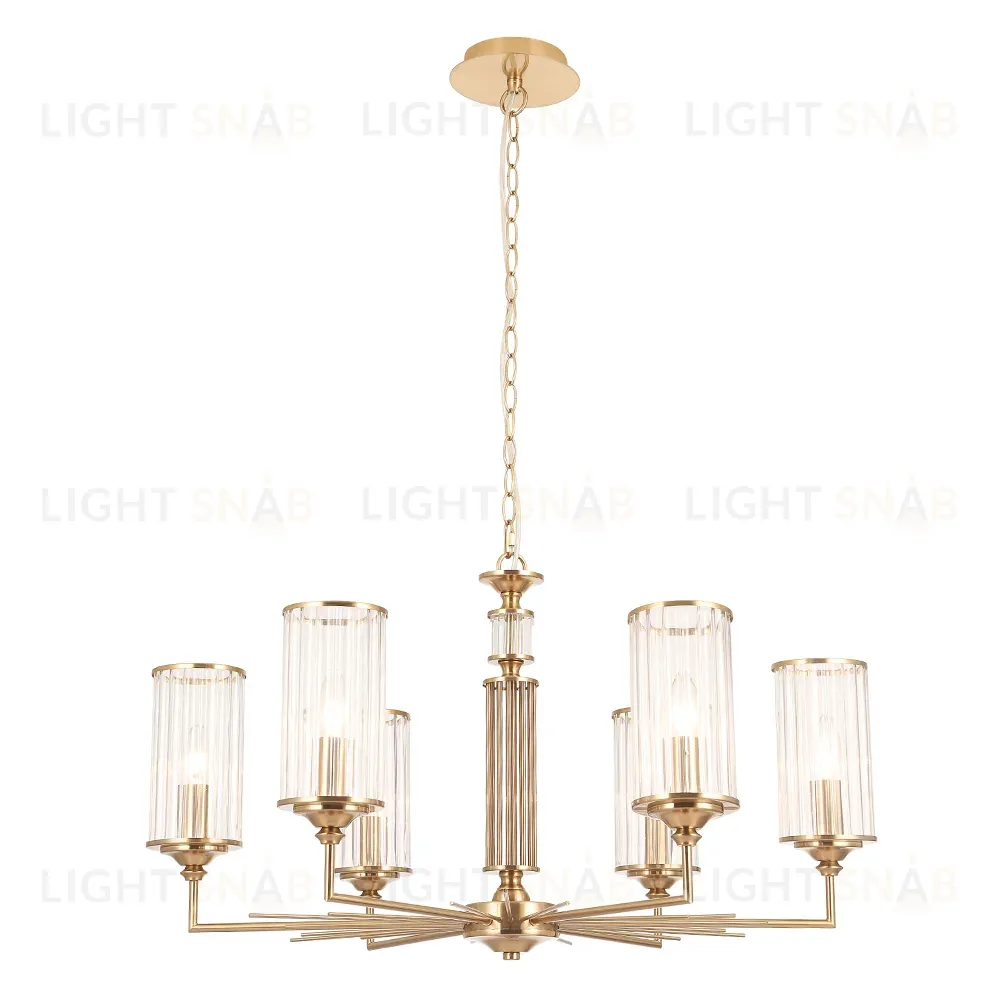 Подвесная люстра Crystal Lux GLORIA SP6 BRASS GLORIA SP6 BRASS