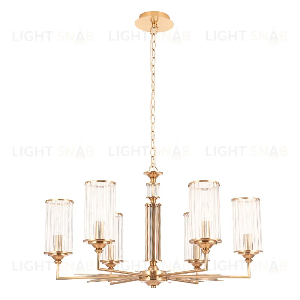 Подвесная люстра Crystal Lux GLORIA SP6 BRASS GLORIA SP6 BRASS