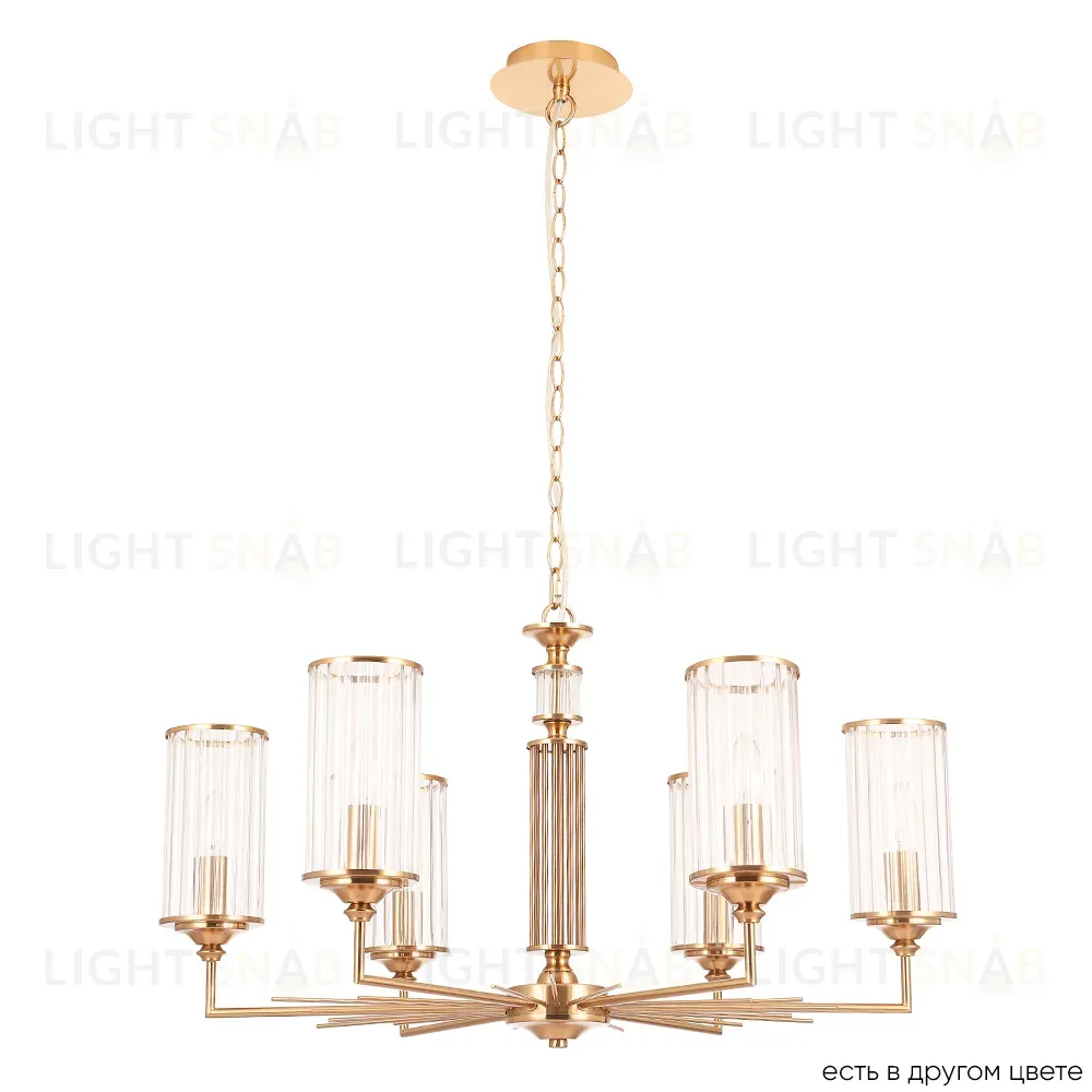 Подвесная люстра Crystal Lux GLORIA SP6 BRASS GLORIA SP6 BRASS