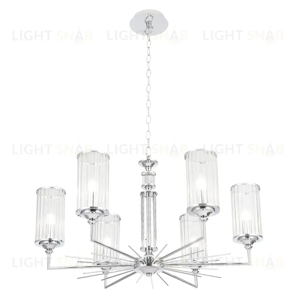 Подвесная люстра Crystal Lux GLORIA SP6 CHROME GLORIA SP6 CHROME