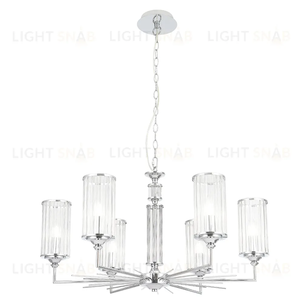 Подвесная люстра Crystal Lux GLORIA SP6 CHROME GLORIA SP6 CHROME