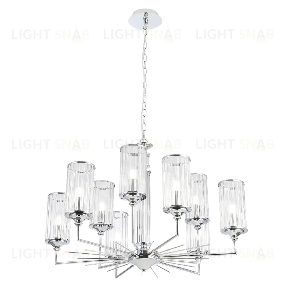 Подвесная люстра Crystal Lux GLORIA SP9 CHROME GLORIA SP9 CHROME