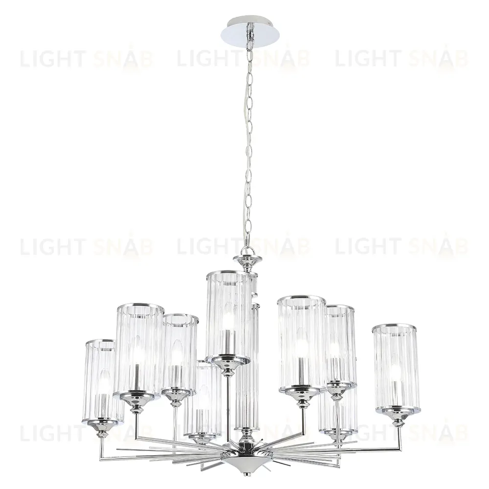Подвесная люстра Crystal Lux GLORIA SP9 CHROME GLORIA SP9 CHROME