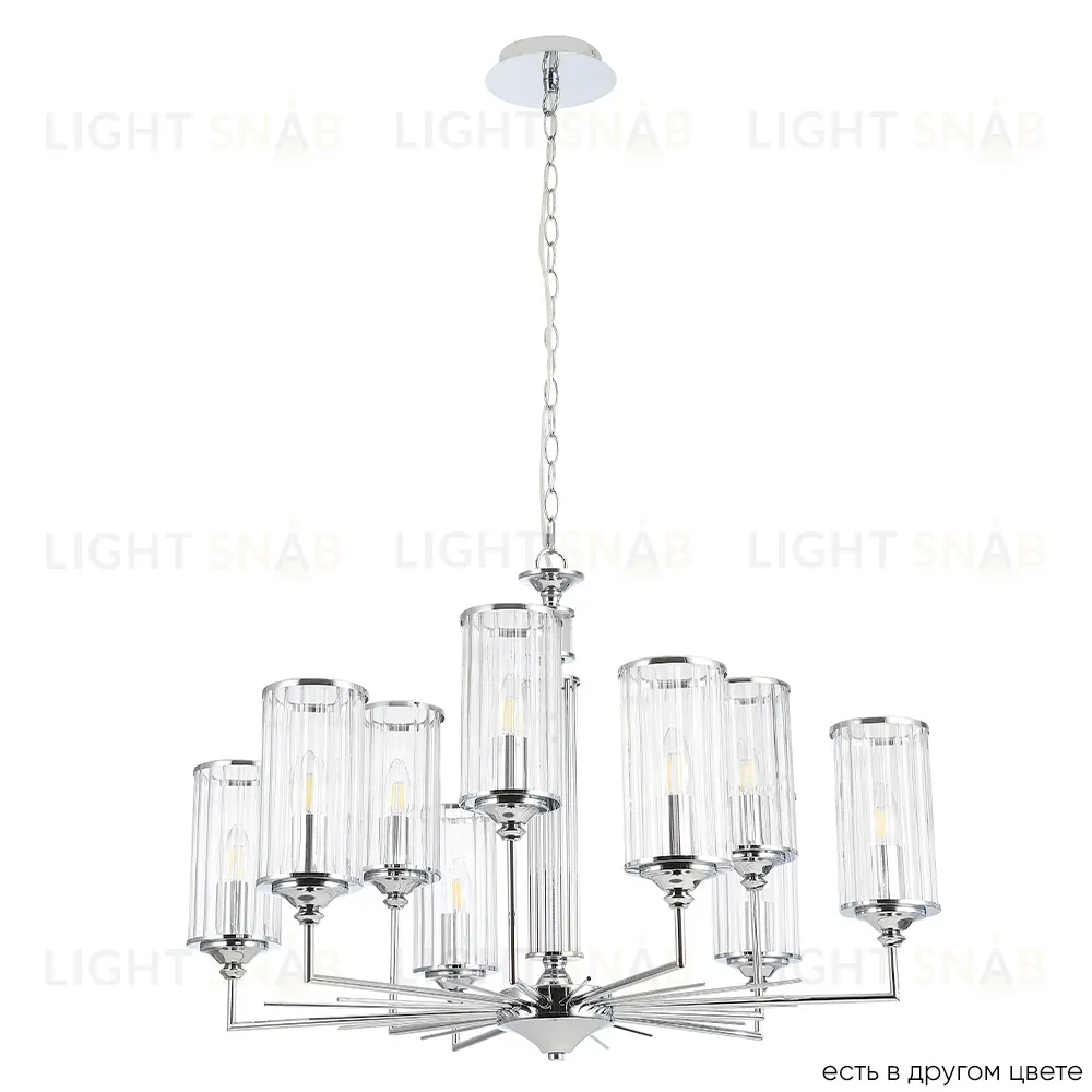 Подвесная люстра Crystal Lux GLORIA SP9 CHROME GLORIA SP9 CHROME