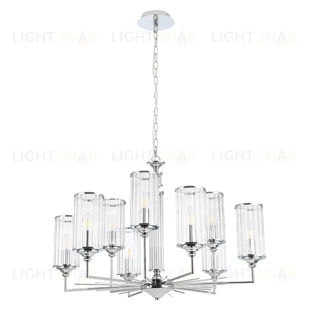 Подвесная люстра Crystal Lux GLORIA SP9 CHROME GLORIA SP9 CHROME