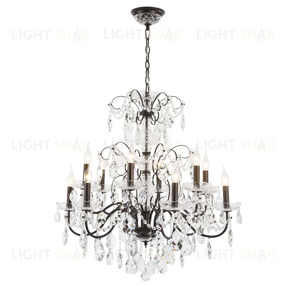 Подвесная люстра Crystal Lux ODELIS SP12 BROWN ODELIS SP12 BROWN