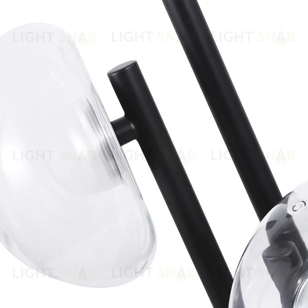 Настольная лампа Crystal Lux BOSQUE LG3 BLACK/TRANSPARENT BOSQUE LG3 BLACK/TRANSPARENT