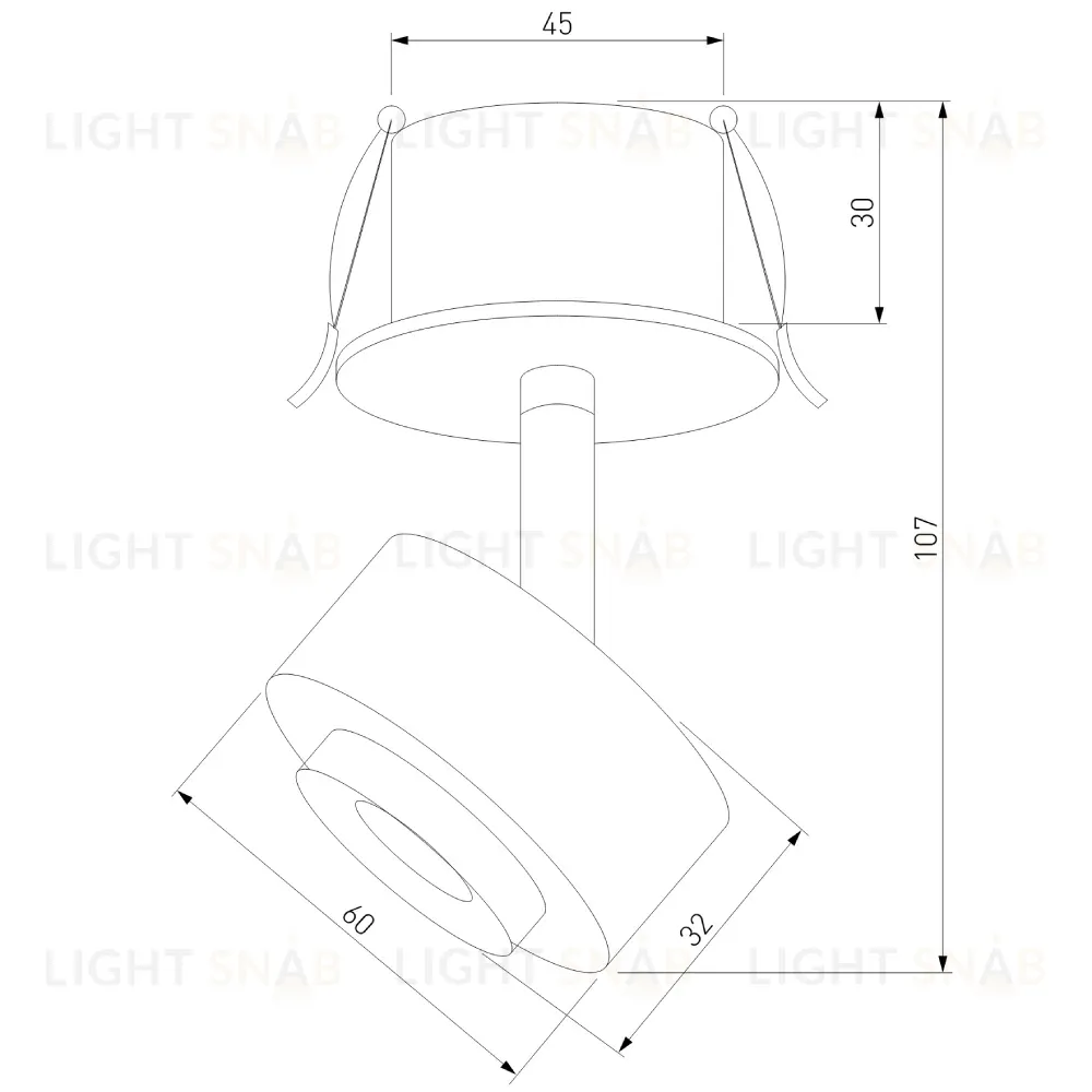 Встраиваемый спот Elektrostandard Only 4690389198564 a064253 4690389198564