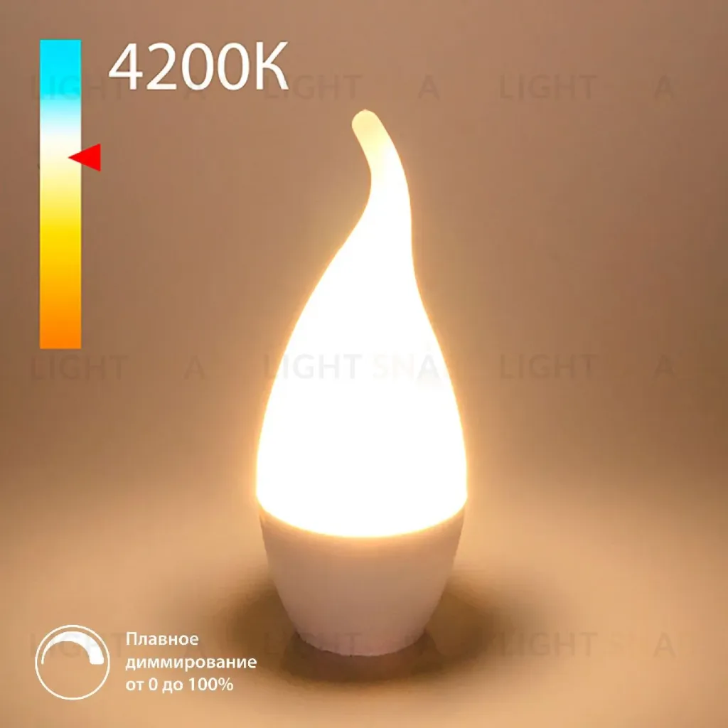 Светодиодная диммируемая лампа Elektrostandard E14 7W 4200K 4690389196560 a063764 4690389196560