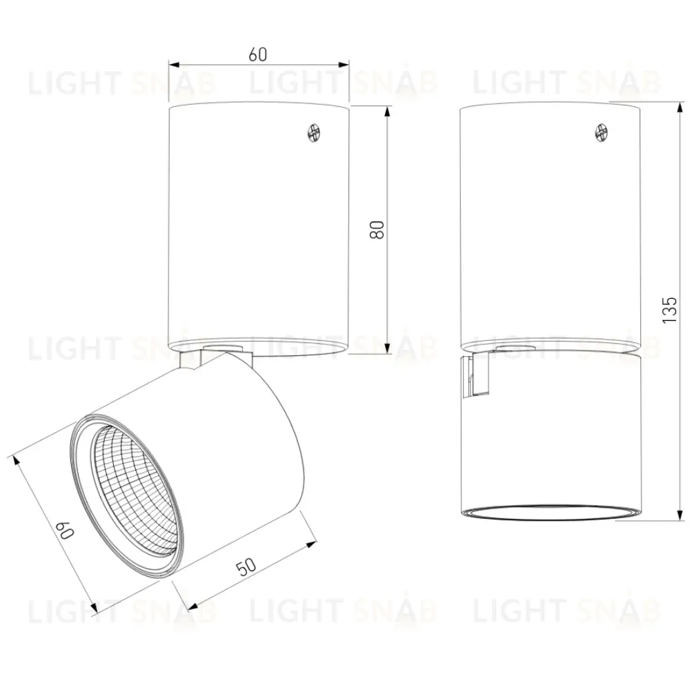 Накладной спот Elektrostandard Sens 4690389197819 a063679 4690389197819