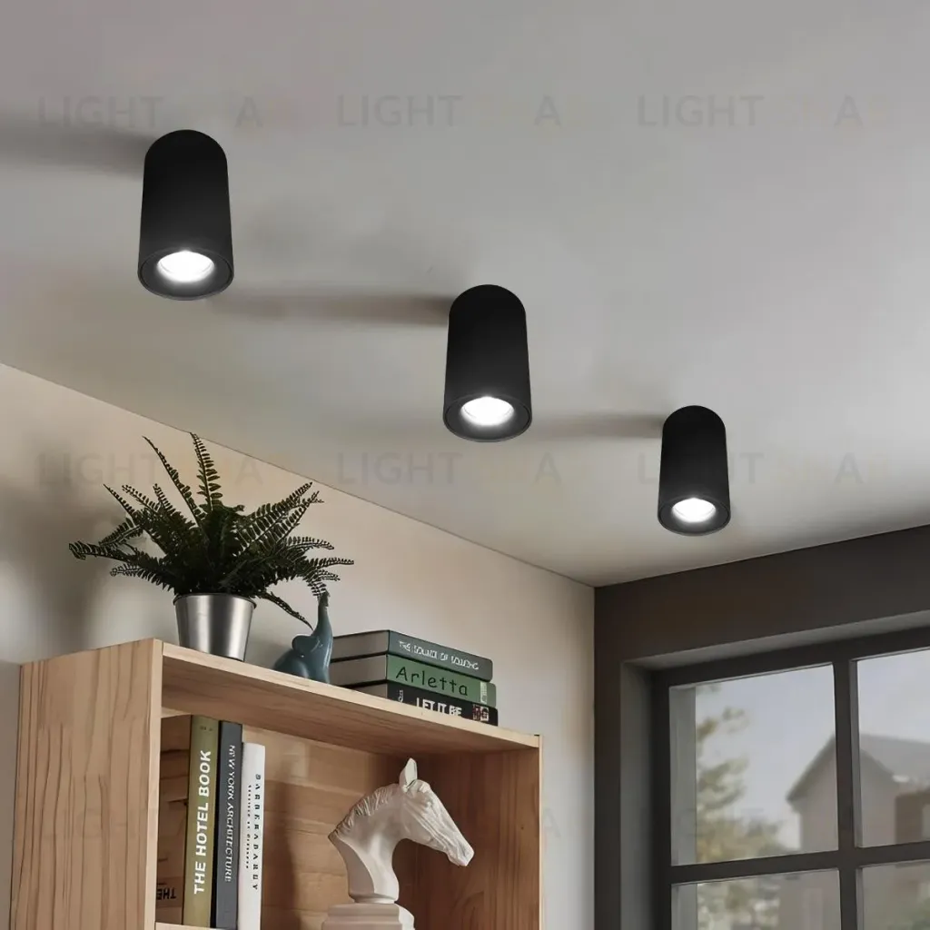 Накладной светильник Loft IT Tictac 10220 Black 4000K 10220 Black 4000K