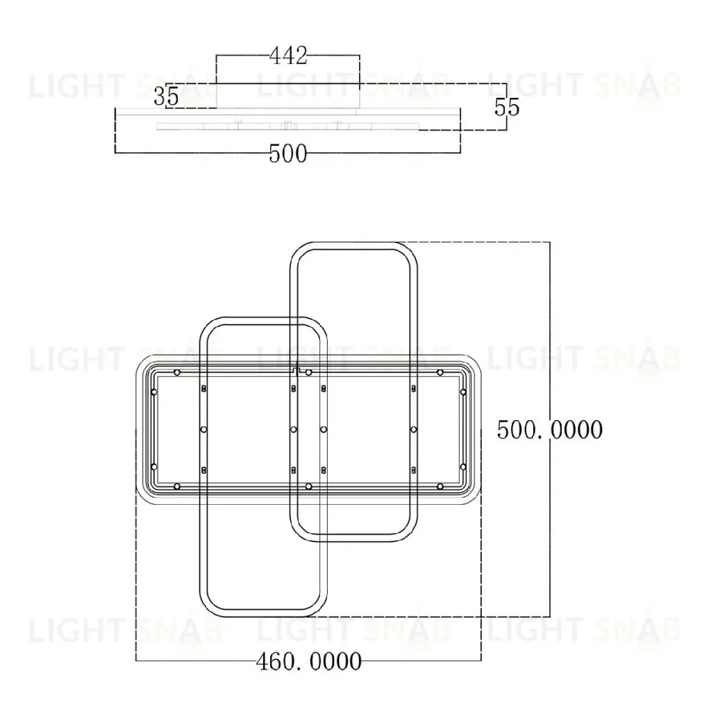 Потолочная люстра Escada Space 10215/S LED 10215/S LED