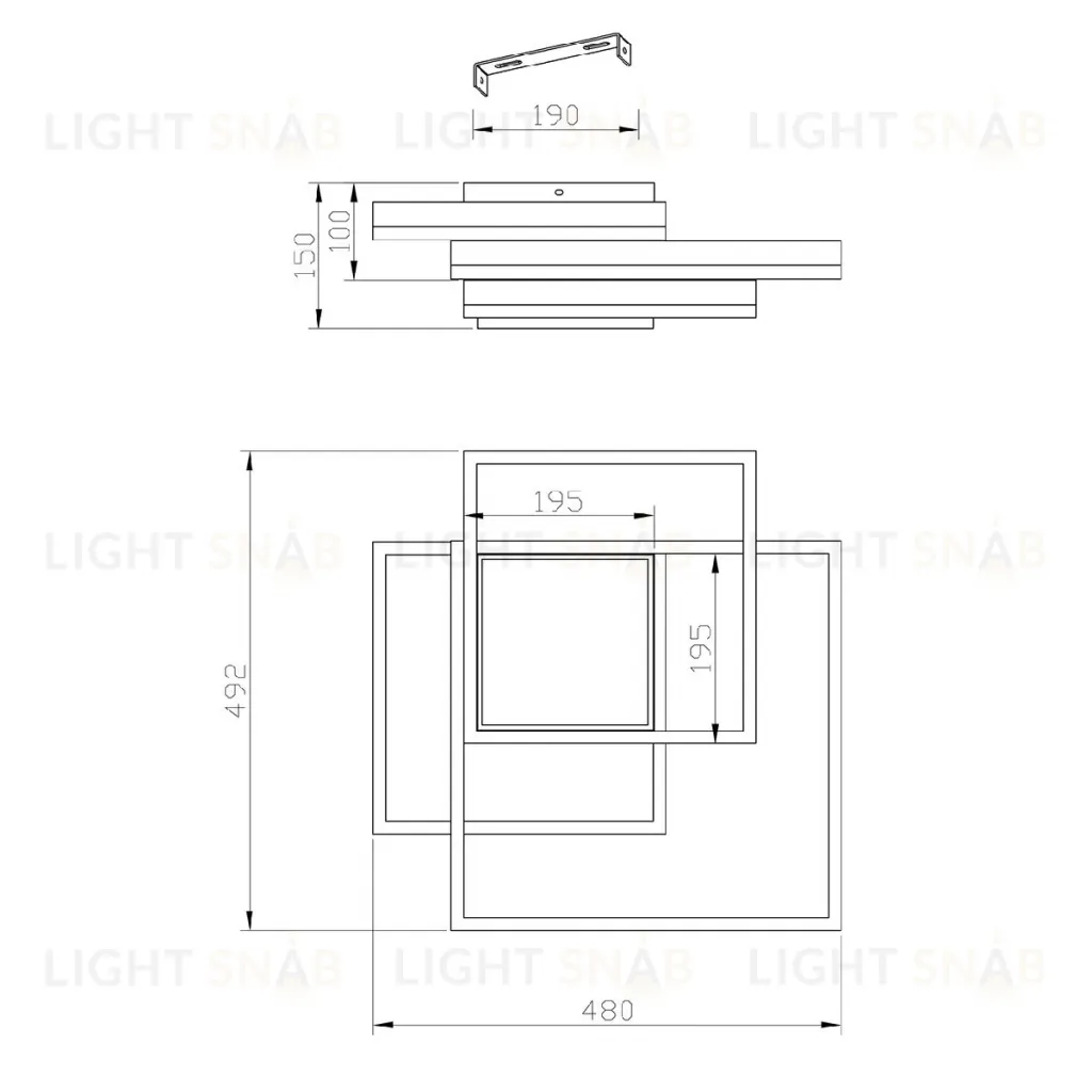 Потолочная люстра Escada Twins 10242/4LED 10242/4LED