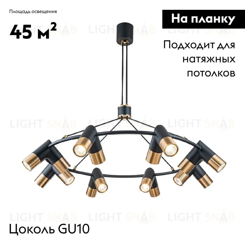 Подвесная люстра Indigo Doppio V000456 V000456