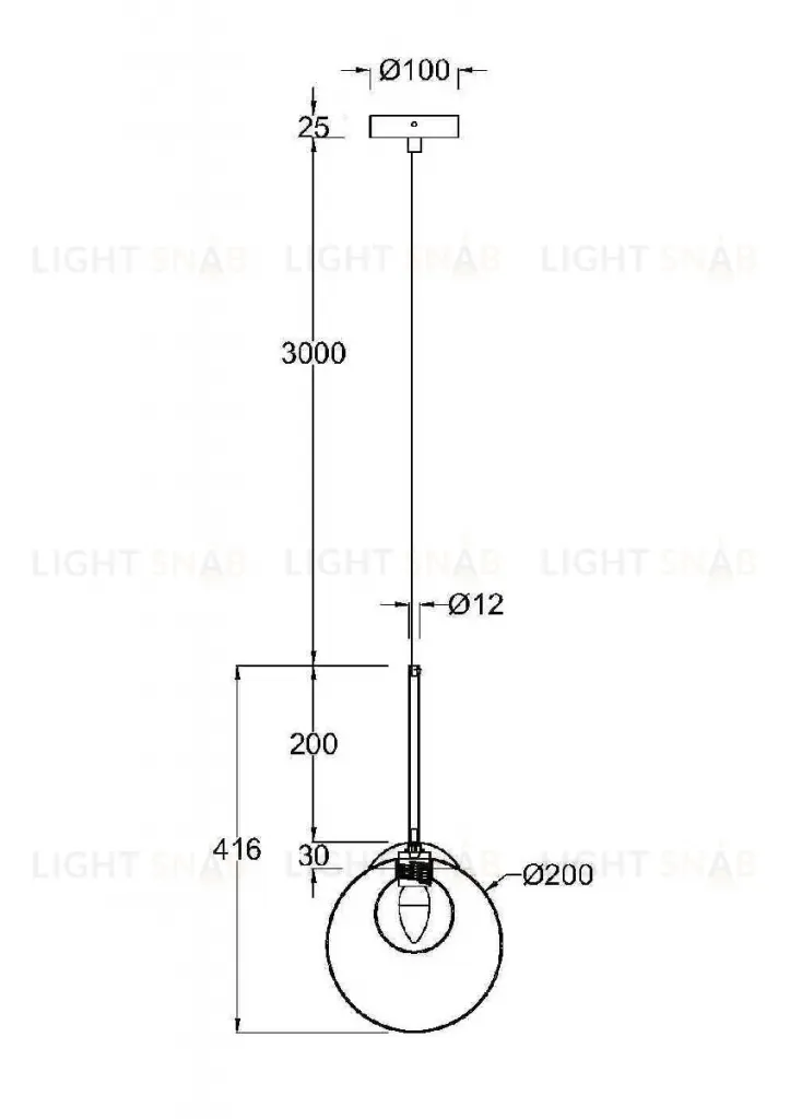 Подвесной светильник Maytoni Basic form MOD521PL-01G3 MOD521PL-01G3