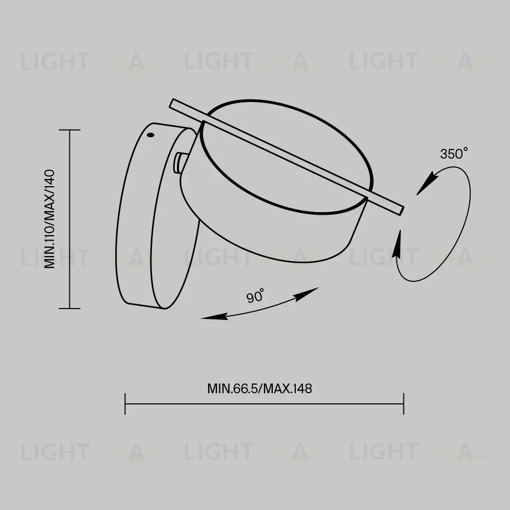 Настенный светильник Maytoni Nuance MOD180WL-L4W3K MOD180WL-L4W3K