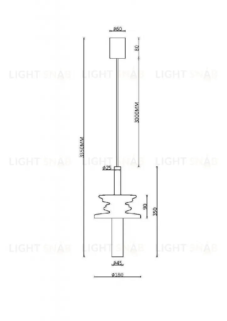 Подвесной светильник Maytoni Sound Wave MOD255PL-01B2 MOD255PL-01B2