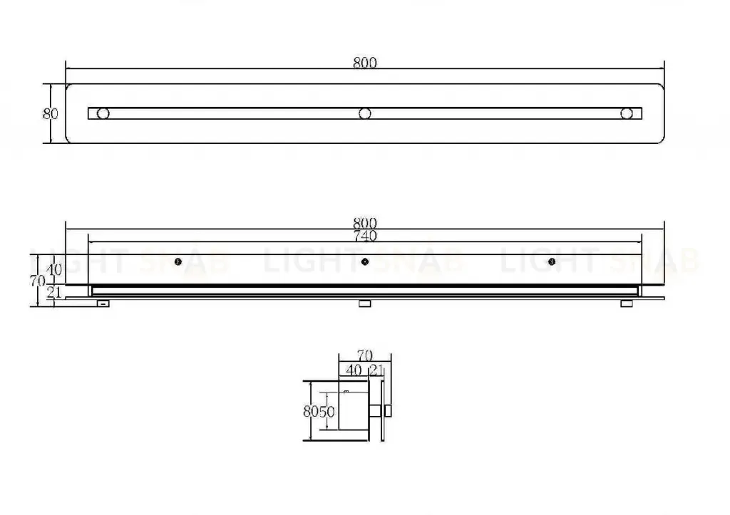 Настенный светильник Maytoni Maya P091WL-L21CH3K P091WL-L21CH3K