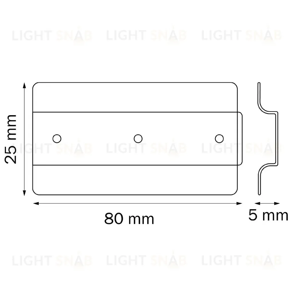 Планка соединительная к треку Lightstar Teta 505186 505186