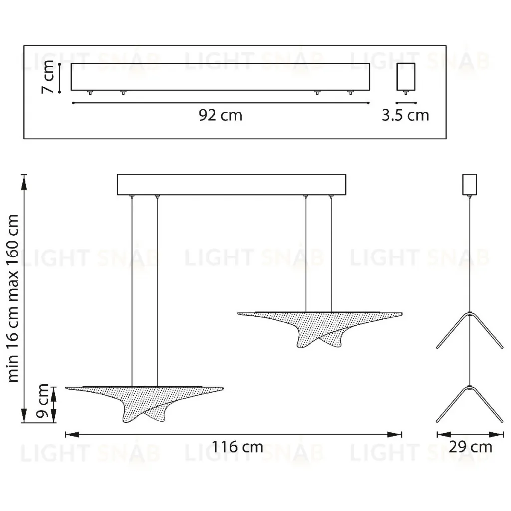 Подвесная люстра Lightstar Varese 731323 731323