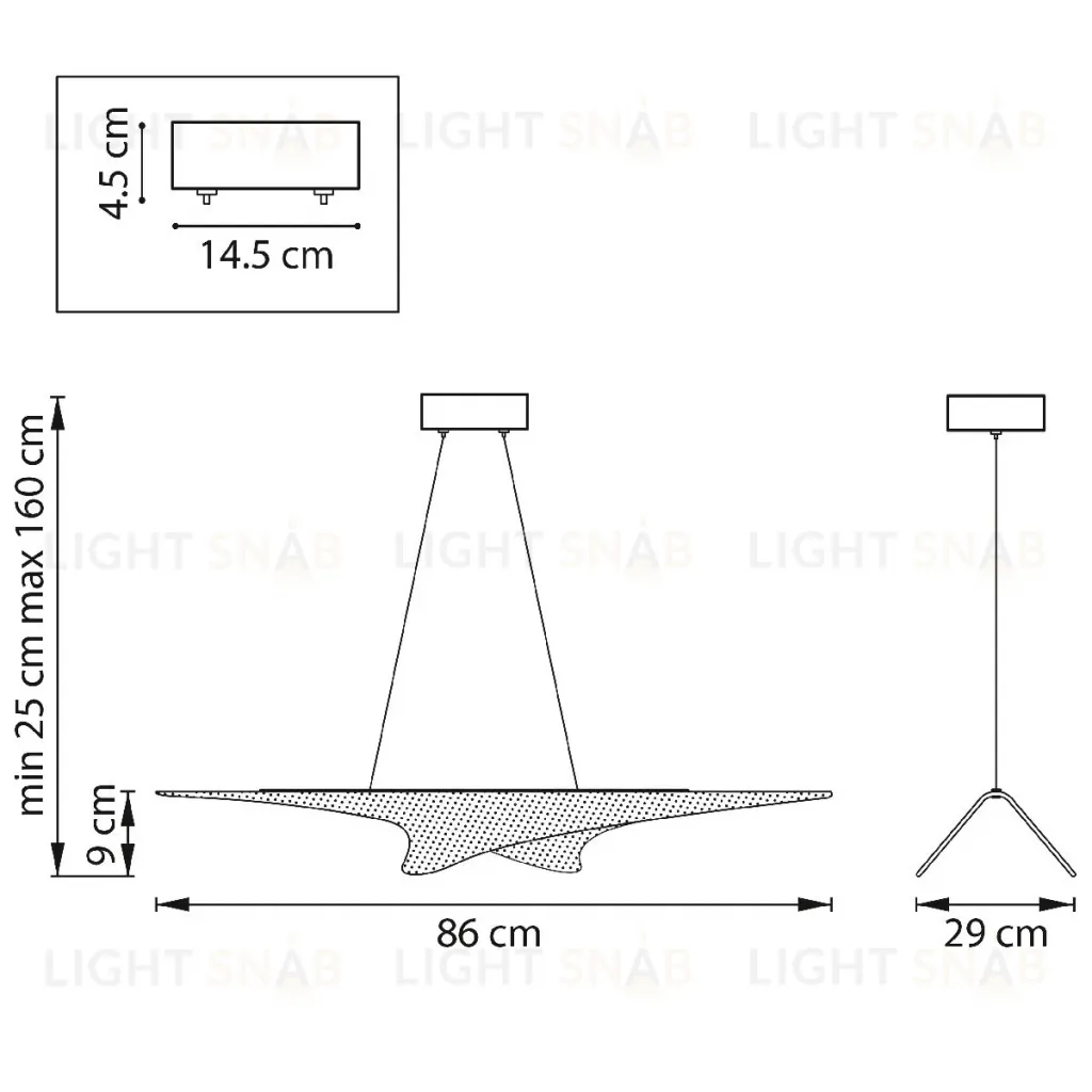 Подвесная люстра Lightstar Varese 731313 731313