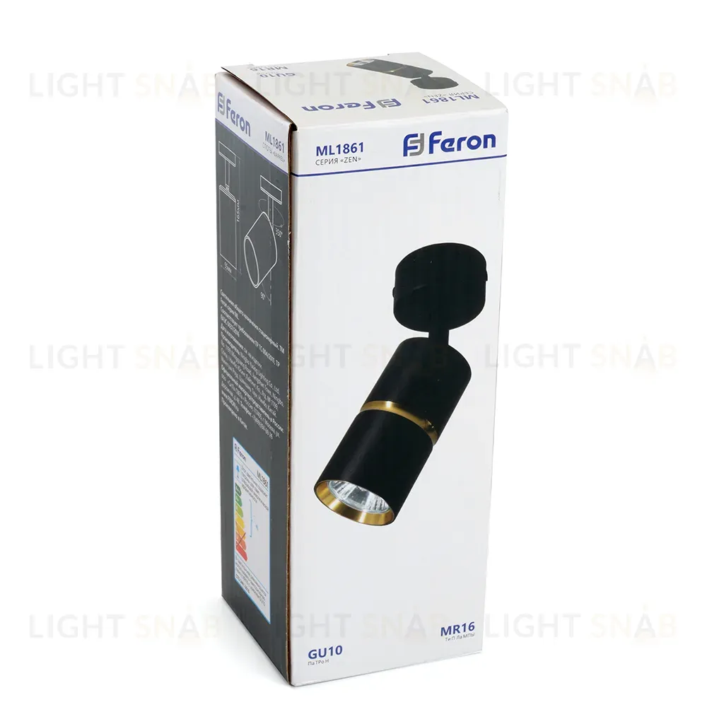 Настенно-потолочный светильник Feron ML1861 ZEN 48641 48641