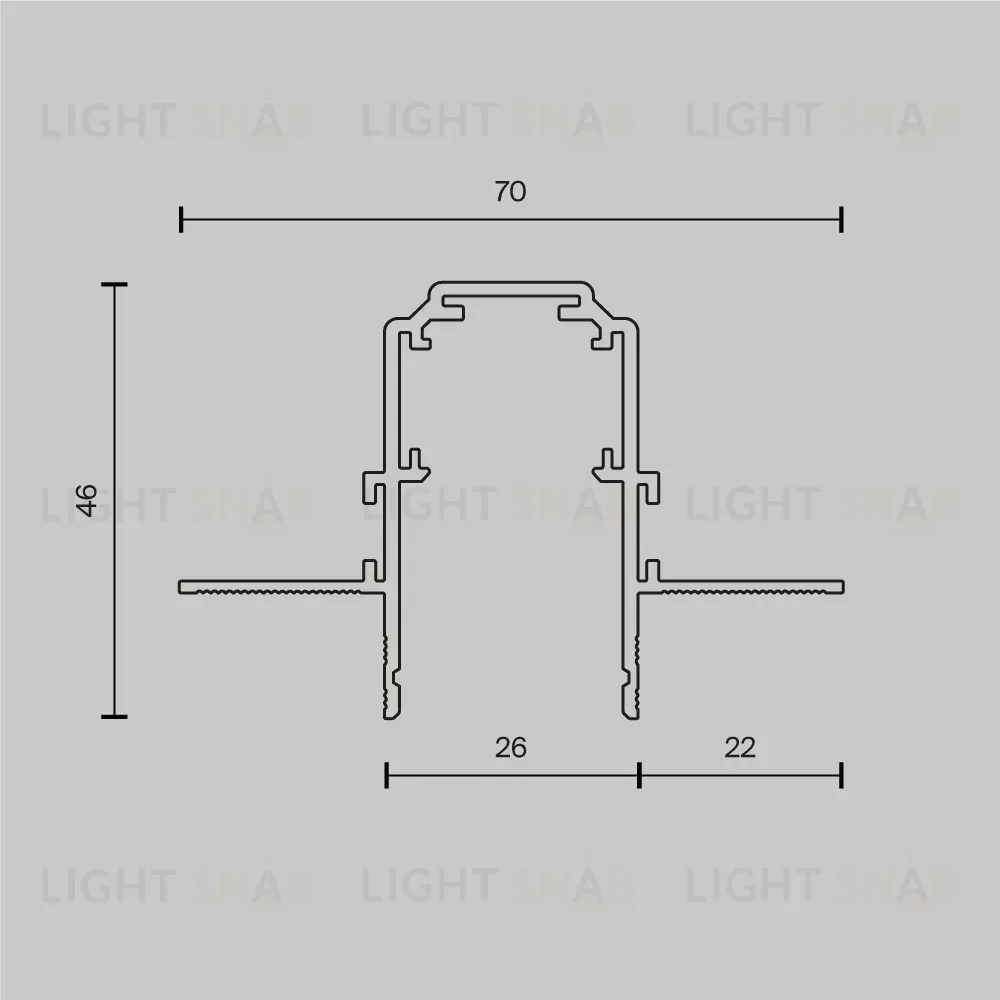 Шинопровод Maytoni Magnetic track system Exility TRX034-423.12W TRX034-423.12W