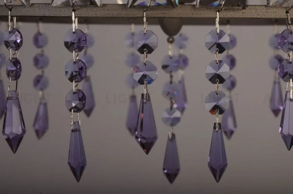 Подвесная люстра Abrasax L.7392-5GR (PURPLE) L.7392-5GR (PURPLE)