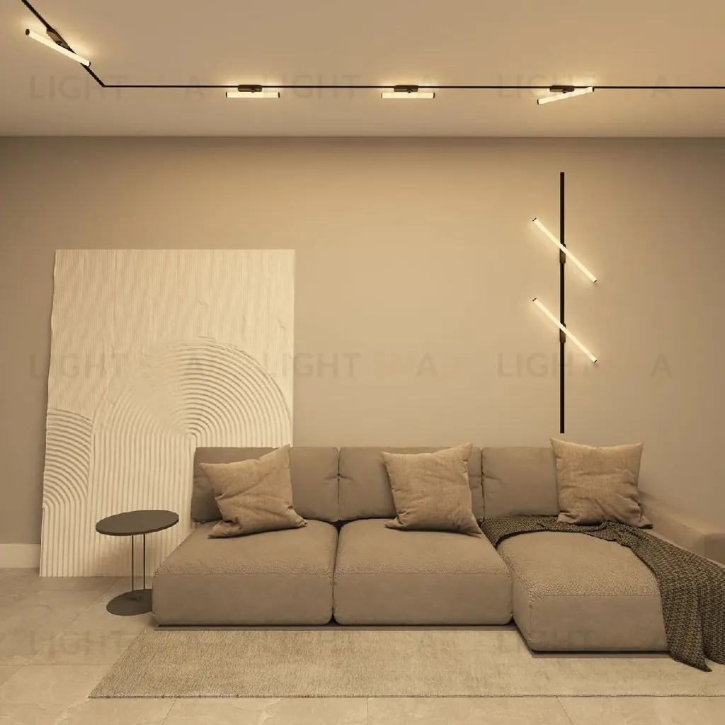 Трековый однофазный светильник Denkirs Strom DK6438-BK DK6438-BK