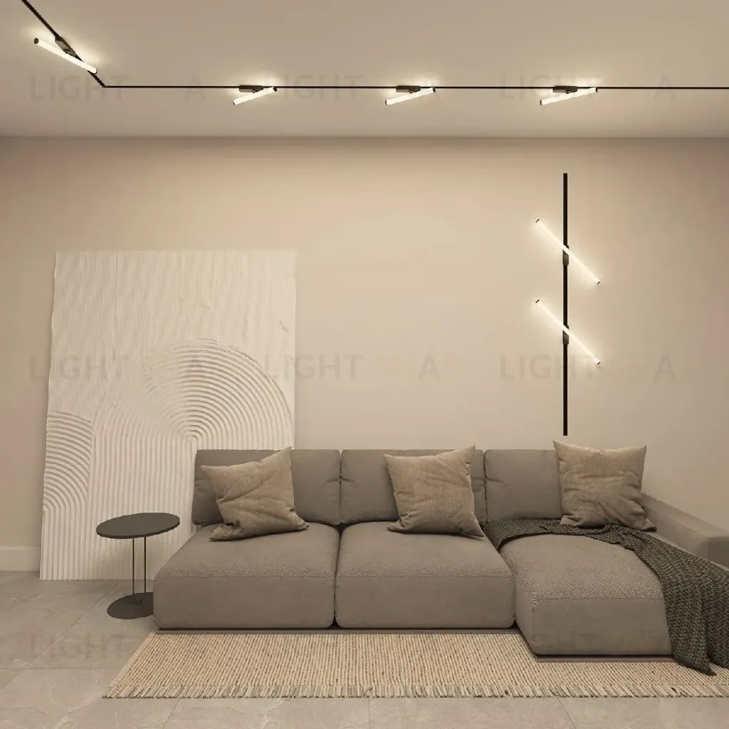 Трековый однофазный светильник Denkirs Strom DK6648-BK DK6648-BK