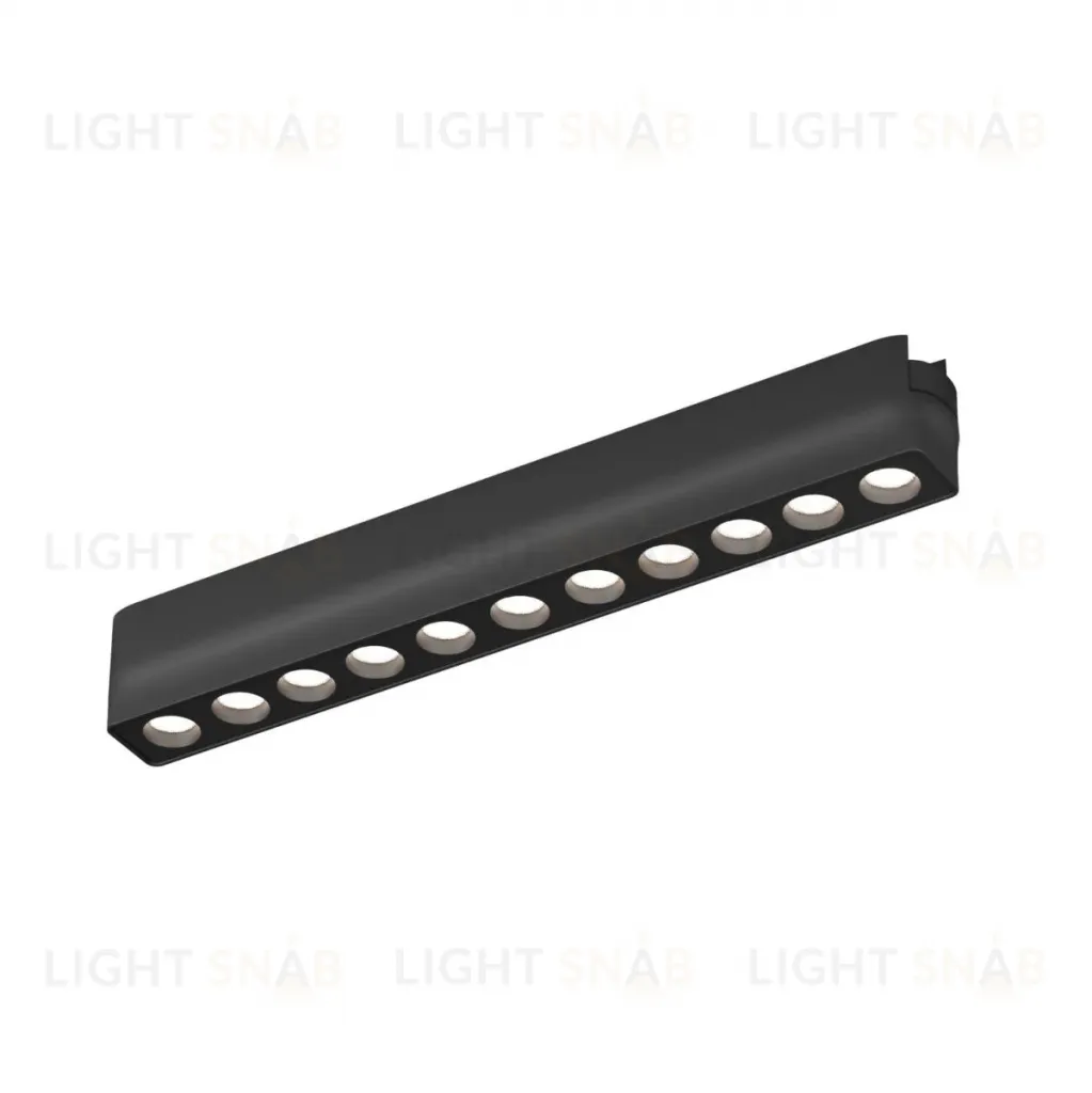 Трековый магнитный однофазный светильник Denkirs Air grill DK5365-BK DK5365-BK