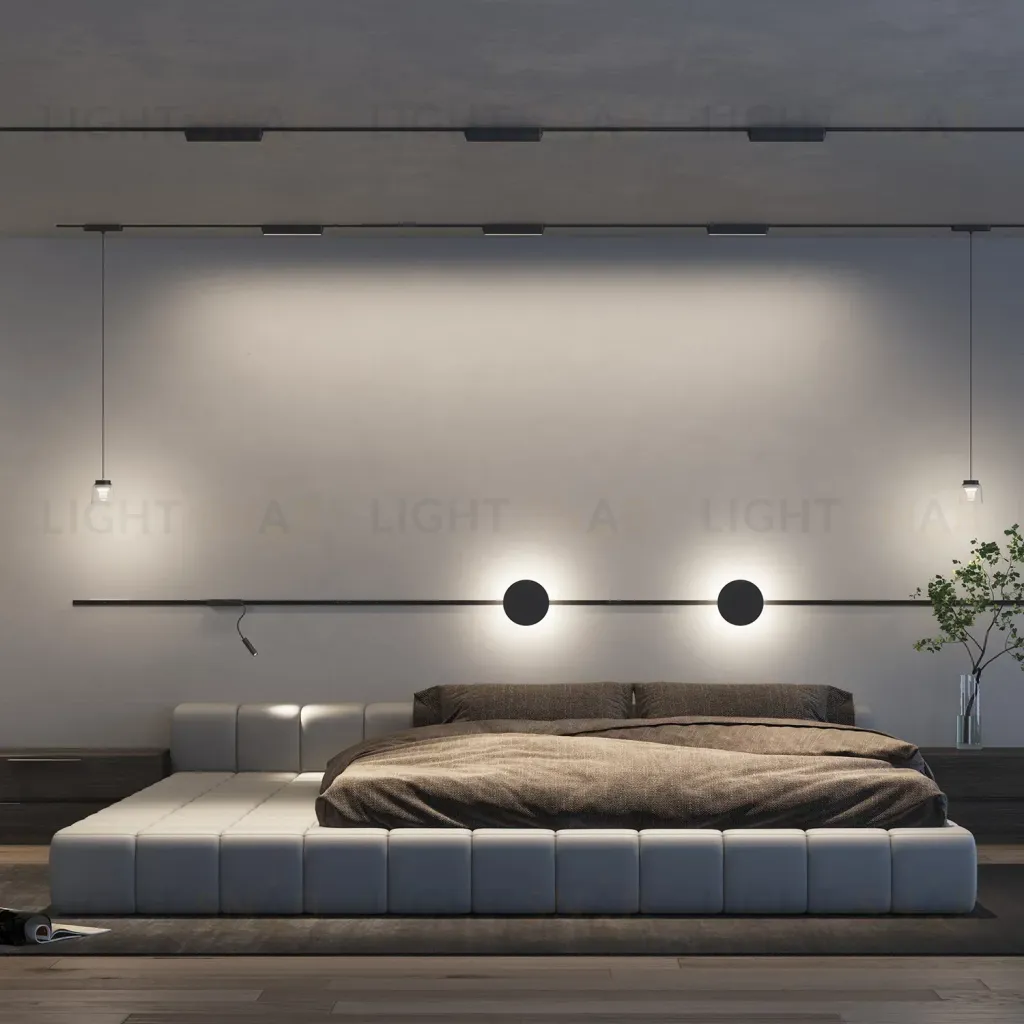 Трековый магнитный однофазный светильник Denkirs Air linear DK5363-BK DK5363-BK