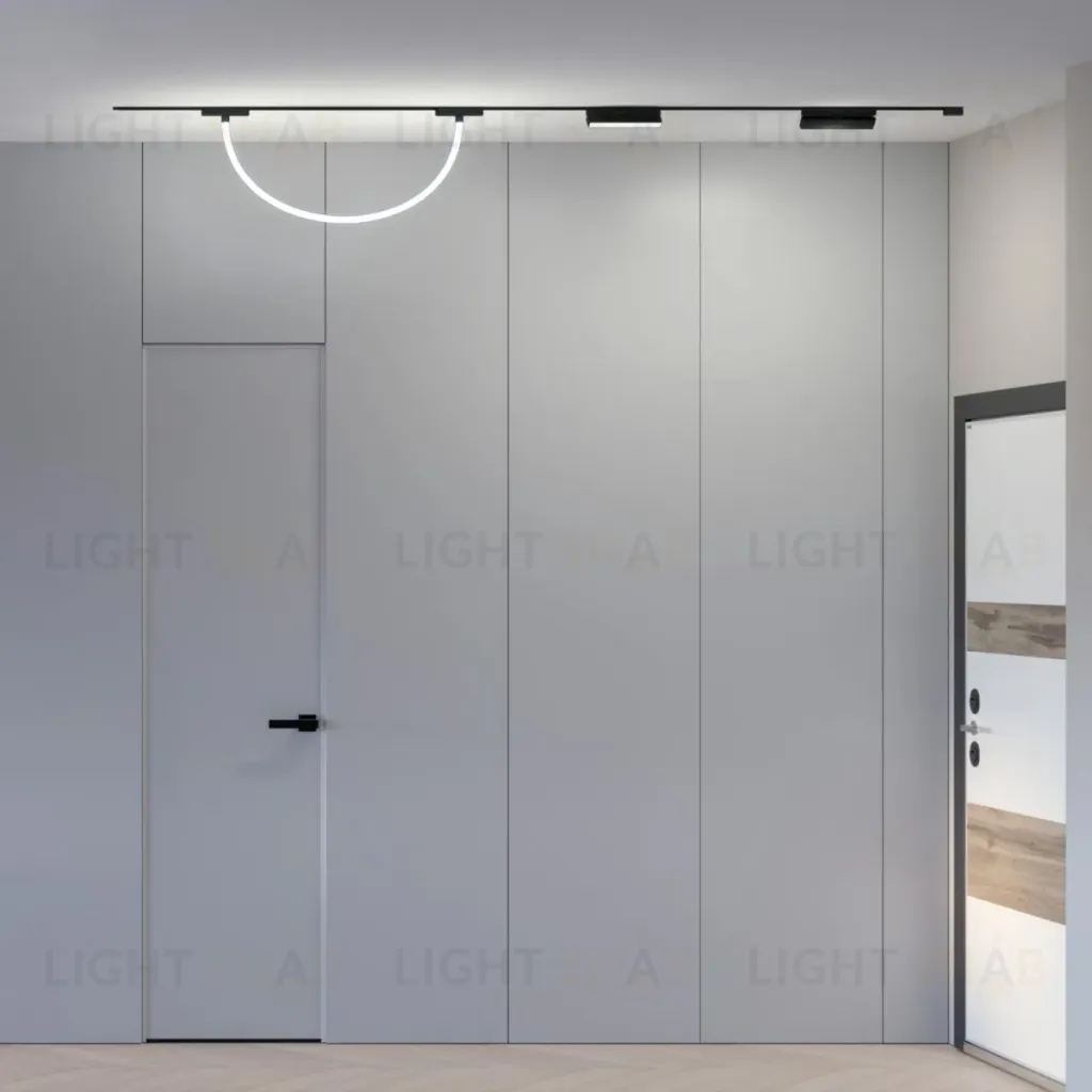 Трековый магнитный однофазный светильник Denkirs Air ray DK5327-BK DK5327-BK