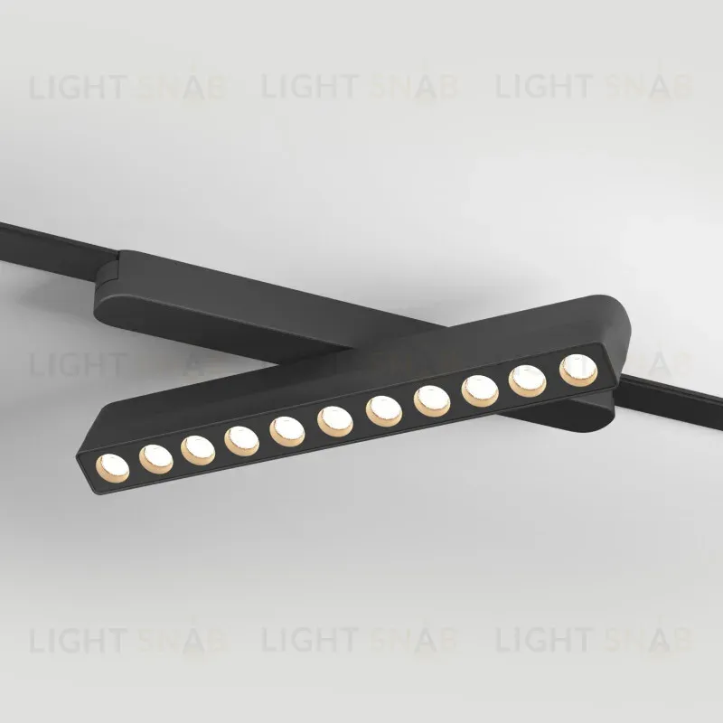 Трековый магнитный однофазный светильник Denkirs Air grill DK5338-BK DK5338-BK